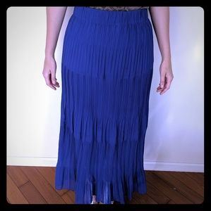Romeo & Juliet Couture Blue Maxi Skirt